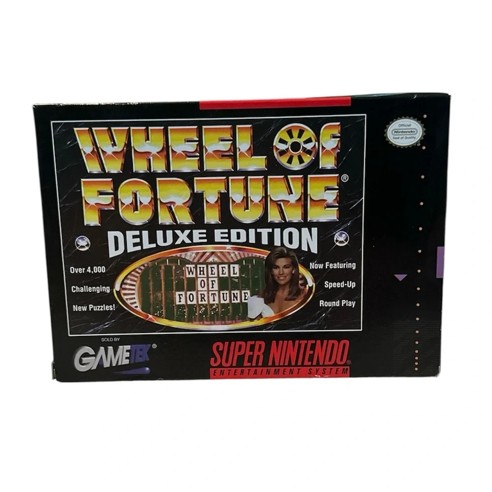 Wheel of Fortune deluxe edition for super Nintendo
